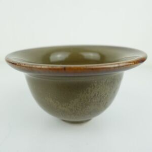 Studio Pottery Small Green Vase Signed by the Artist